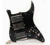 HHH Pickguard pré-câblé avec bobine fendue et interrupteur muet pour Fender Strat Loaded Pickguard pré-câblé Humbucker à haut rendement, remplacement de guitare électrique de style ST