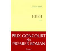 HHhH - Prix Goncourt 1er roman 2010