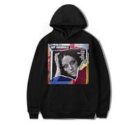 HHHHGDN Amy Macdonald Merch is This What Sweatshirt, Tendance Motif Confortable Pullover Manches Longues Casual Sweate,Noir,L