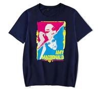 HHHHGDN Amy Macdonald Merch is This What T-Shirt, Round Neck décontracté imprimé à la Mode rétro, Unisexe,Bleu,3XL