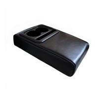 HhhhhYf Coussin d'accoudoir de Voiture pour Mazda Atlas 2016-2023,Coussin Augmentant la Hauteur Multifonctionnel,avec Porte-gobelets,C/Black Carbon Fiber