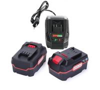HHiMXPO 2 x 4.5Ah Li - ION Batterie et 1 x Chargeur Rapide Compatible avec Parkside 20v Outils électriques sans Fil