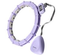 HHM14 Hula-Hoop Violett mit Magneten und Hüftgurt + Schlüsselanhänger HMS