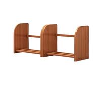 Hhmmei2024-23 Bibliothèque Bibliothèque autoportante Extensible, Organisateur de Bureau en Bambou, for Livres, Fournitures, Accessoires, présentoir Rangement Organisateur de Stockage