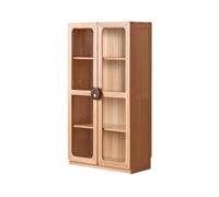 Hhmmei2024-23 Bibliothèque Jolie bibliothèque for Salon, Meuble de Rangement sur Pied, Porte vitrée Double fixée au Mur Organisateur de Stockage(Moyen)