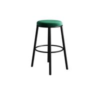 Hhmmei2024-23 Chaise de Bar Tabourets de Bar Tabouret de Bar Vert, Chaise en Fer, Simple, Domestique, sans Dossier, Tabouret, Haute Chaise Bar Haute(3XL)