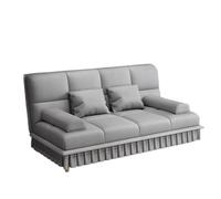 Hhmmei2024-23 Chaise de canapé Pliante Canapé-lit en Cuir Anti-griffures for Chat, Pliable et Multifonctionnel, idéal for Les Petits Appartements(Grigio,Grand)