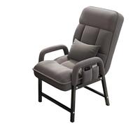 Hhmmei2024-23 Chaise Ergonomique Chaise de Bureau Ergonomique en Tissu, for réception, réunion, conférence et Salle d'attente, Chaise de Bureau à Domicile Chaise de Bureau(Grigio)