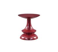 Hhmmei2024-23 ModerneModerne Table Basse de Salon Table Basse Ronde for Salon, Table d'appoint de canapé Moderne, Petite Table de Chevet for Chambre à Coucher, Design Stylis pour Salon, Balcon(Red)