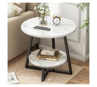 Hhmmei2024-23 ModerneModerne Table Basse de Salon Table d'appoint Petite Table Petite Table Basse Table d'angle de Chambre Petite Table Ronde Table d'appoint de Salon pour Salon, Balcon(60CM)