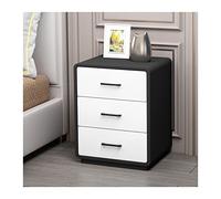 Hhmmei2024-23 Rangement Table de Chevet, Tables de Chevet avec 3 tiroirs Blancs, Tables d'appoint Modernes en Bois for Chambre à Coucher, Salon pour Chambre(Noir)