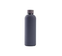 Hhmmei2024-23 Tasse à cappuccino Bouteille Portable en acier inoxydable sous vide, exquise, bouteille d'eau for Sports de plein air, tasse boisson, voyage Tasse à café(Gris)