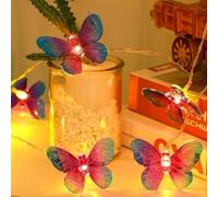 HHMTAKA Guirlande lumineuse en forme de papillon avec 20 LED Blanc chaud 3 m