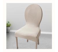 HHONGWYT Housse De Chaise avec Dossier Rond 6/4/2 Pièces Housse De Chaise De Salle À Manger Housse Chaise De Mariage Housse De Chaise Extensible Protecteur De Chaise pour Cuisine,#i,2PCS