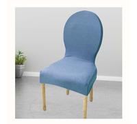 HHONGWYT Housse De Chaise avec Dossier Rond 6/4/2 Pièces Housse De Chaise De Salle À Manger Housse Chaise De Mariage Housse De Chaise Extensible Protecteur De Chaise pour Cuisine,#n,1PC