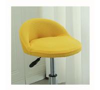 HHONGWYT Housse de Tabouret Ronde Pivotant de Bar avec Petit Dossier Lune Modernes Irrégulière Couvre Tabouret Haute Bar Cuisine Scandinave Couverture Housse Chaise Salle Manger,#3,4PCS