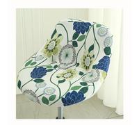 HHONGWYT Lot de 2/4/6 Housse Couverture de Tabouret de Bar avec Dossier Imprimée Extensible Housse de Tabouret de Bar Incurvé pour Bar Tabouret Haute Protecion de Chaise de Salle a Manger,A6,2PCS