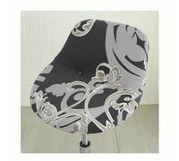 HHONGWYT Lot de 2/4/6 Housse Couverture de Tabouret de Bar avec Dossier Imprimée Extensible Housse de Tabouret de Bar Incurvé pour Bar Tabouret Haute Protecion de Chaise de Salle a Manger,A13,2PCS