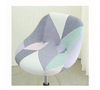 HHONGWYT Lot de 2/4/6 Housse Couverture de Tabouret de Bar avec Dossier Imprimée Extensible Housse de Tabouret de Bar Incurvé pour Bar Tabouret Haute Protecion de Chaise de Salle a Manger,A20,5PCS