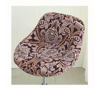 HHONGWYT Lot de 2/4/6 Housse Couverture de Tabouret de Bar avec Dossier Imprimée Extensible Housse de Tabouret de Bar Incurvé pour Bar Tabouret Haute Protecion de Chaise de Salle a Manger,A10,6PCS