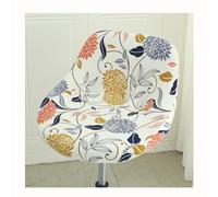 HHONGWYT Lot de 2/4/6 Housse Couverture de Tabouret de Bar avec Dossier Imprimée Extensible Housse de Tabouret de Bar Incurvé pour Bar Tabouret Haute Protecion de Chaise de Salle a Manger,A9,4PCS