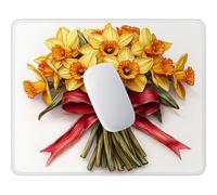 HHQGOUYG Narcisse Jaune Tapis de Souris Petit Format 29 x 24 cm V-426