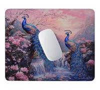 HHQGOUYG Paon et Paysage Tapis de Souris Petit Format 36 x 30 cm V-504