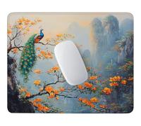 HHQGOUYG Paon près de l'arbre Tapis de Souris Petit Format 34 x 28 cm V-511