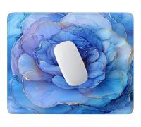 HHQGOUYG Petit Tapis de Souris Gaming Fleurs Violettes 320 x 260 mm c-991 | Base Caoutchouc Antidérapante, Imperméable, Bords Cousus Anti-Effilochure,Adapté au Bureau, Gaming Occasionnel et Déplacement