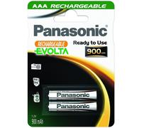 [HHR-4XXE/2BP] Panasonic 2 piles Rechargeable Evolta AAA (Micro)/HR03 - 900 mAh