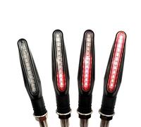 HHRDYY Clignotants De Moto pour pour Z1000SX pour Z 750 1000 650 900 800 250 300 Clignotant Indicateur(Rouge,4 pièces)