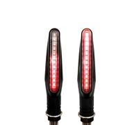 HHRDYY Clignotants De Moto pour pour Z1000SX pour Z 750 1000 650 900 800 250 300 Clignotant Indicateur(Rouge,2 pièces)