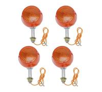 HHRDYY Clignotants De Moto pour Suzuki FA50 FA50X Scooter Shuttle RV50 RV75 RV90 RV125 1980-1991 Clignotant Indicateur(4 pièces)