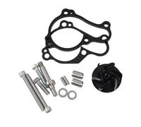 HHRDYY Joint De Moteur Pour Moto Pour Yamaha YZ450F YZ450FX WR450F - Kit De Remplacement Avec Entretoise Et Turbine De Refroidissement Surdimensionnée Joint De Couvercle De Carter(Noir)