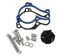 HHRDYY Joint De Moteur Pour Moto Pour Yamaha YZ450F YZ450FX WR450F - Kit De Remplacement Avec Entretoise Et Turbine De Refroidissement Surdimensionnée Joint De Couvercle De Carter(BLEU)