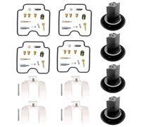 HHRDYY Kit De Réparation De Carburateur De Moto pour Y&amaha XJR1300 2002-2006 XJR 1300 Carb Rebuild Float Piston Diaphragme Kit De Reconstruction De Carburateur(Ensemble 1)