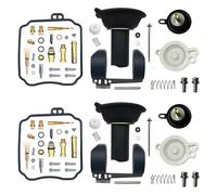 HHRDYY Kit De Réparation De Carburateur pour Moto pour Yamaha V-Star 650 / Drag Star 650 (XVS650) 1997-2017 - Membrane Et Flotteur(Couleur 11)