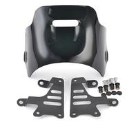 HHRDYY Pare-Brise De Moto pour Yamaha XSR900 2022-2025, Déflecteurs De Vent avec Support, Carénage Aérodynamique Déflecteurs Avant De Pare-Brise(Noir)