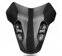 HHRDYY Pare-Brise Et Déflecteurs De Protection pour Moto pour Yamaha MT07 MT 07 MT-07 2021 2022 2023 2024 Déflecteurs Avant De Pare-Brise(Aspect Carbone)
