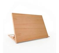 HHRJNUST Chevalet de Table Pliant Boîte à Dessin Planche à Peindre Plateau Support en Bois de Hêtre Plateau Avant pour Papier Surface Stable pour Travaux, HBJ-1（A2画板架）