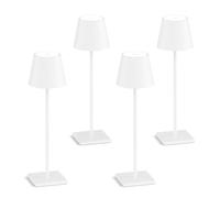 HHRLCH Lot de 2 Lampes de Table sans Fil avec Batterie Rechargeable 3 W 5 500 mAh, intensité Variable, Portable, pour Restaurant, dîner, Chambre à Coucher, Utilisation en extérieur, étanche IP54