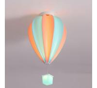 HHRLCH Plafonnier Globe Encastré Montgolfière Créative - À proximité du plafonnier - 36 W 3 Modes de Couleurs Plafonnier Ballon coloré pour Chambre d'enfant Chambre d'enfant (Col/Bleu)