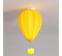 HHRLCH Plafonnier Globe Encastré Montgolfière Créative - À proximité du plafonnier - 36 W 3 Modes de Couleurs Plafonnier Ballon coloré pour Chambre d'enfant Chambre d'enfant (Col/Jaune)