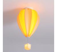 HHRLCH Plafonnier Globe Encastré Montgolfière Créative - À proximité du plafonnier - 36 W 3 Modes de Couleurs Plafonnier Ballon coloré pour Chambre d'enfant Chambre d'enfant (Col/Rose +