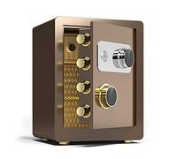 HHRLCH S Grand classeur en Acier Anti-Incendie antivol pour la Maison, classeur de Grande capacité avec Code mécanique entièrement en métal