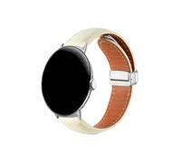 HHRLCHX Bracelet en Cuir à Boucle magnétique, adapté à la Montre Google Pixel 3 45mm/ 3 2 1 41mm, Accessoires de Bracelet Correa