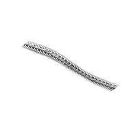 HHRLCHX Long 24cm Snake Chain 0.9-3.2MM for Men and Boys - Made of Environmentally Friendly Stainless Steel Silver