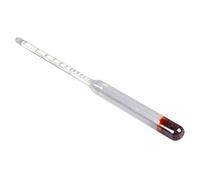 HHTEC Alcoomètre 0-100 Vol% Hydromètre (sans thermomètre) Compteur d'alcool Testeur d'alcool Densimètre, adapté à tous les spiritueux ou distillats