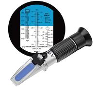 HHTEC Réfractomètre Antigel Auto 4 en 1 - Éthylène Glycol, Propylène Glycol, Lave-glace, AdBlue & Batterie - Outil Diagnostic Liquides Voiture