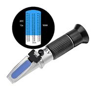 HHTEC vinificateurs réfractomètre 0-190 Öchsle 0-44 Brix 0-38 KMW Oe mètres avec l'ATC pour les vinificateurs vin fruit fruit de la bière de vin réfractomètre pour mesurer la teneur en sucre